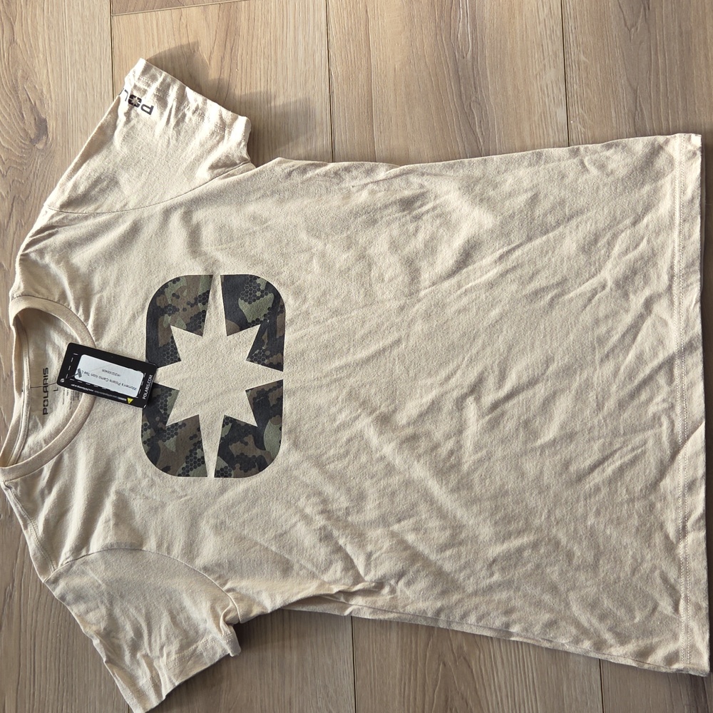Polaris Icon Camo Tee Shirt Large New